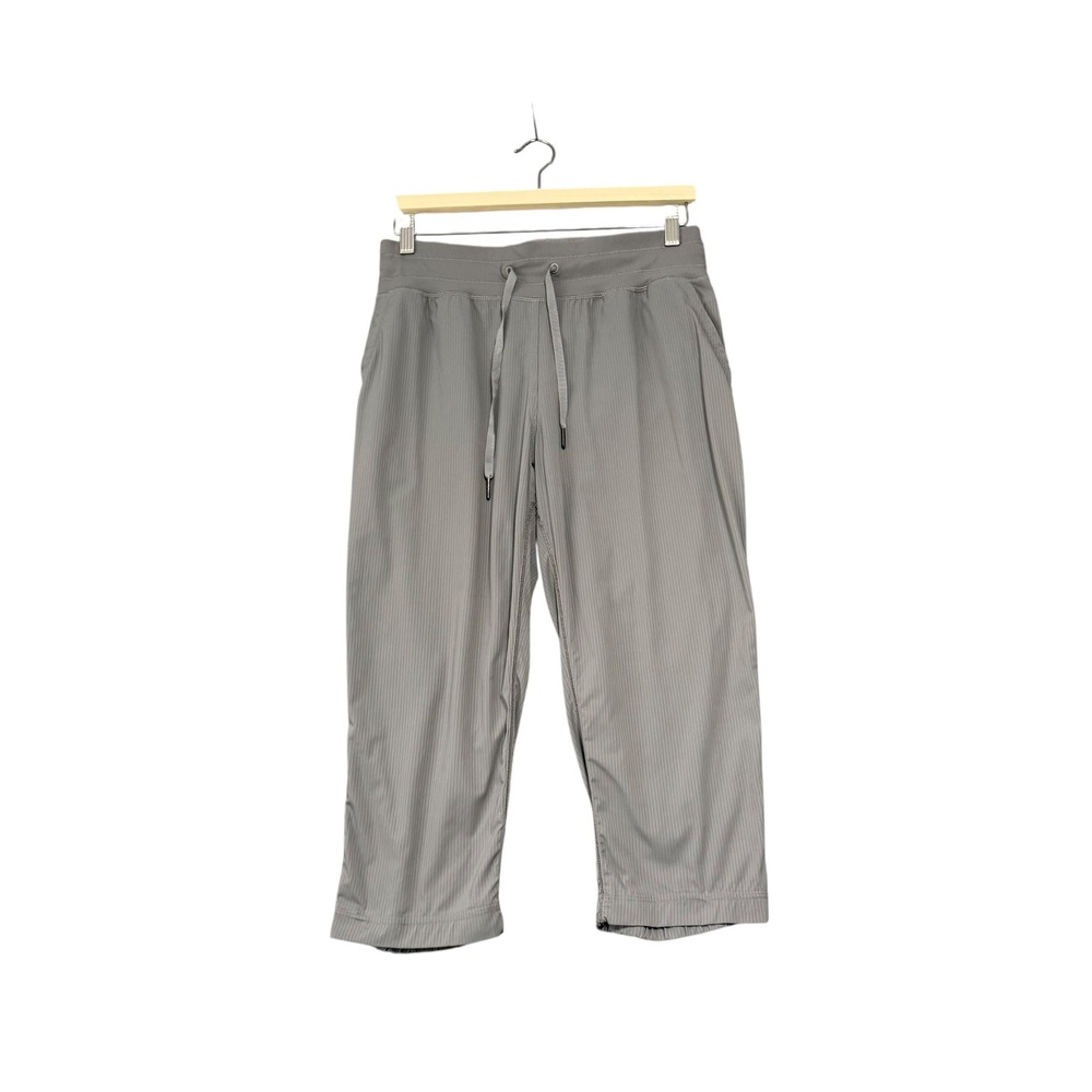 Lululemon | Dance Studio Crop Pants Grey Ribbed Swift Size 8